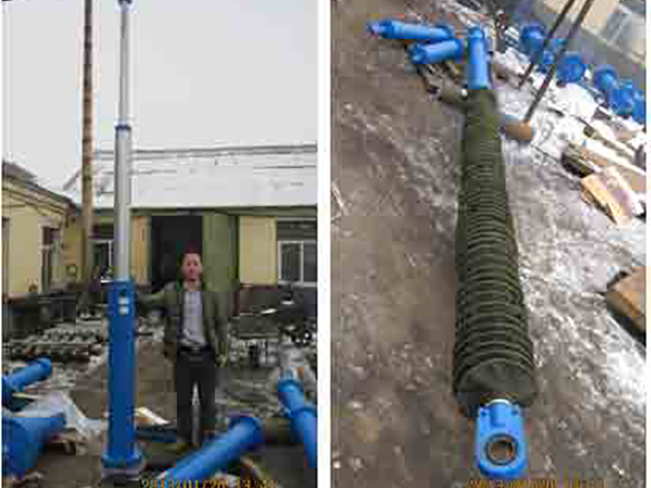 lifting cylinder for electroslag furnace