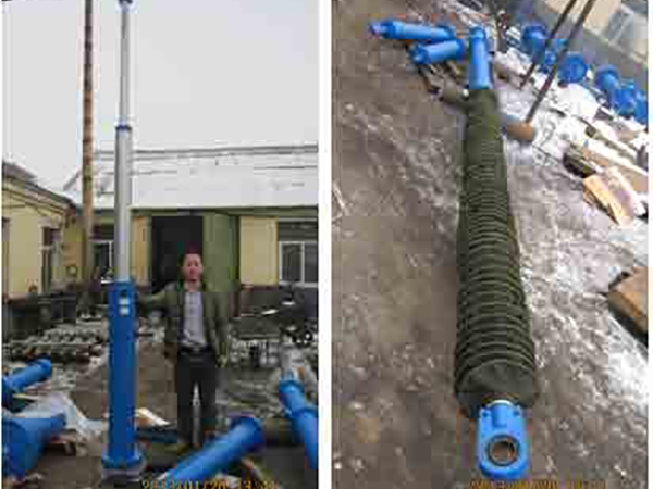 lifting cylinder for electroslag furnace